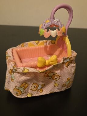 Fisher-Price Loving Family Replacement Pink Baby Crib